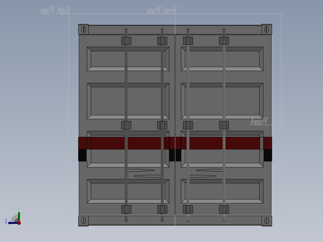 房子、建筑(180)右视图