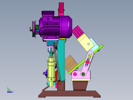 钢管切割角度可调切管机左视缩略图