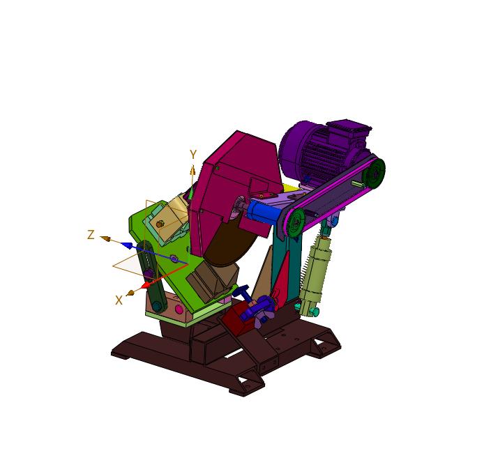 钢管切割角度可调切管机