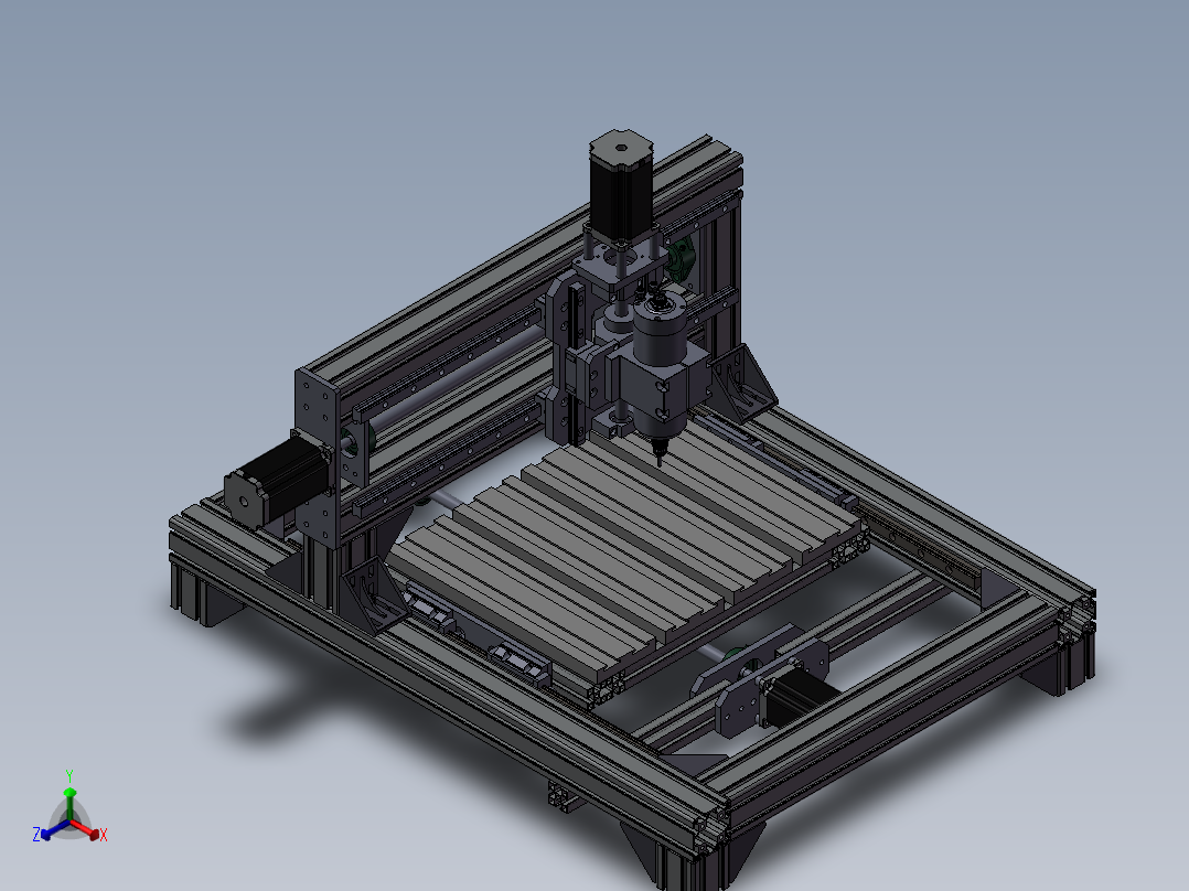500X500X100铝雕刻机