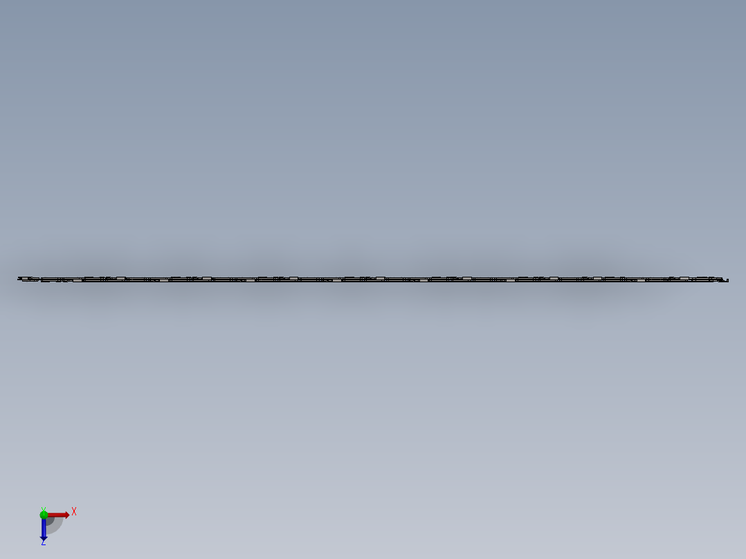 全细节STHIL039链条和链杆俯视图