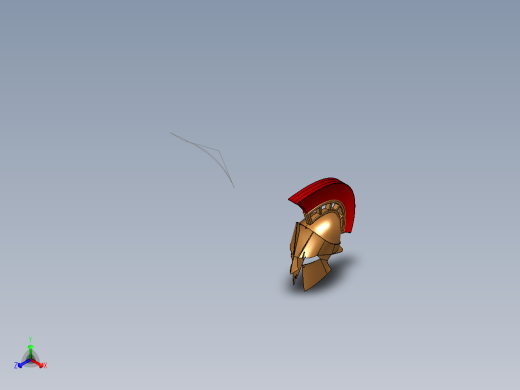 B3004597-斯巴达头盔