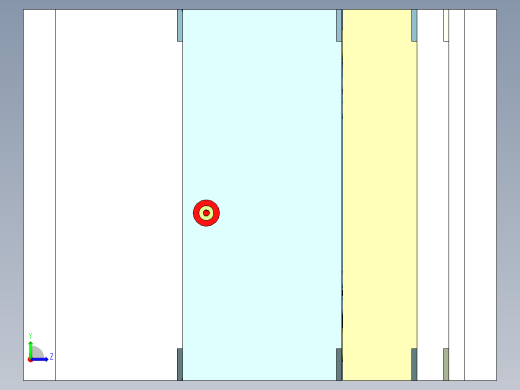 拖把桶面盖（前模内缩滑块）左视缩略图