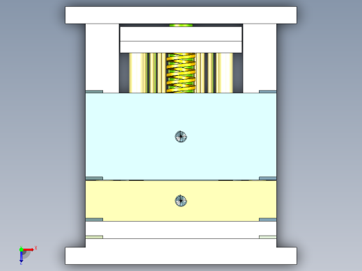 拖把桶面盖（前模内缩滑块）俯视缩略图