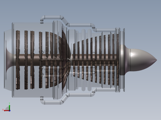 四尖曲面‘发动机后视缩略图