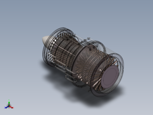 四尖曲面‘发动机正等轴测缩略图