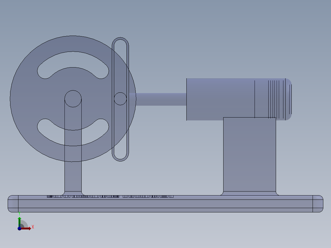 活塞模拟前视图