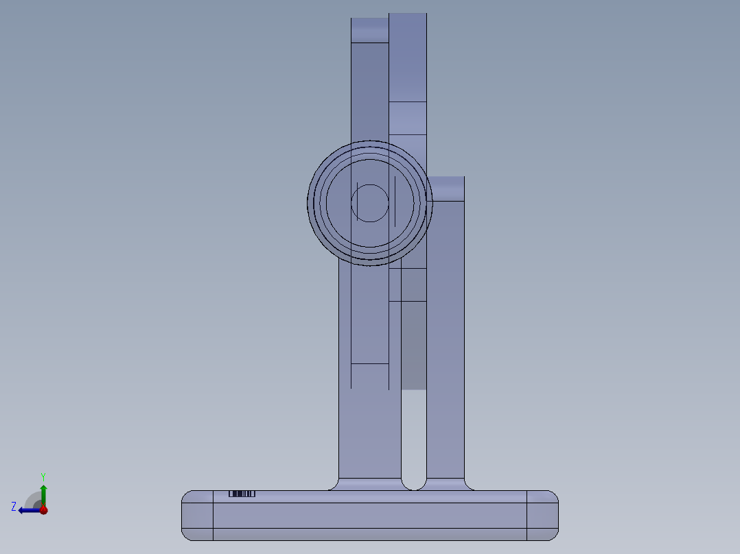 活塞模拟右视图