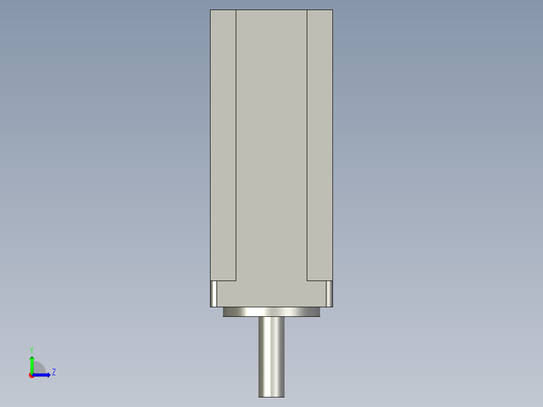 HD1909697-41-012200W电机左视图