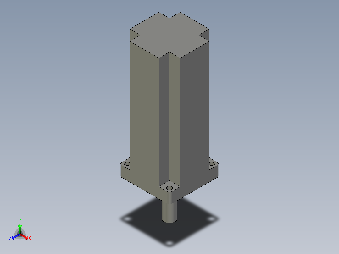 HD1909697-41-012200W电机正等轴测图