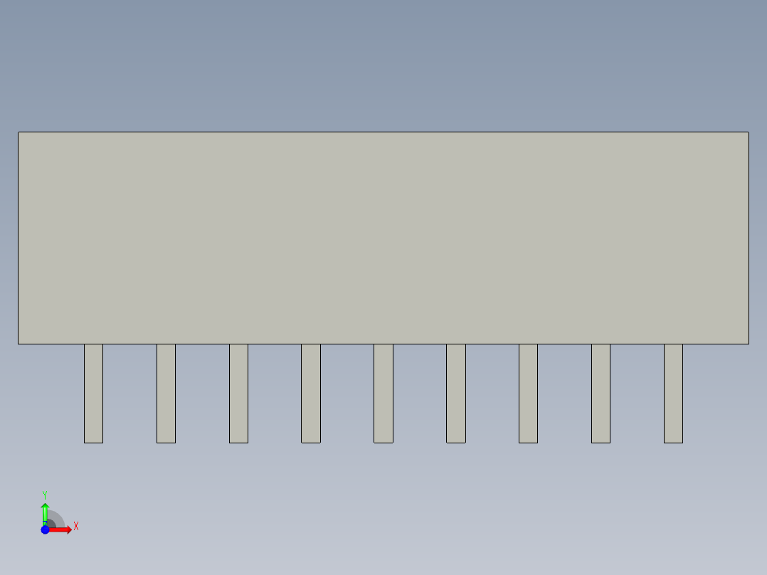 电控柜-HX-9插座前视图