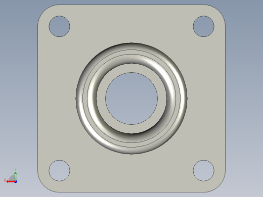 方形座轴承(UCF206)后视缩略图