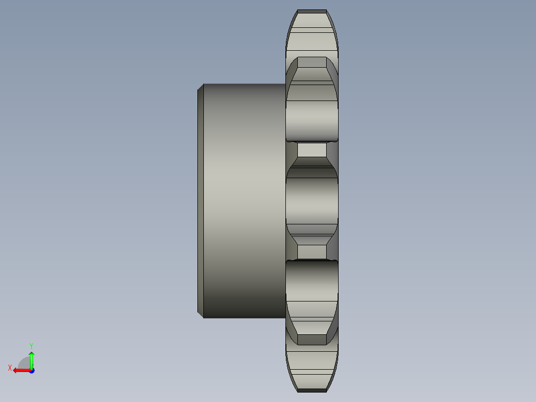 链轮10B-12变速箱后视图