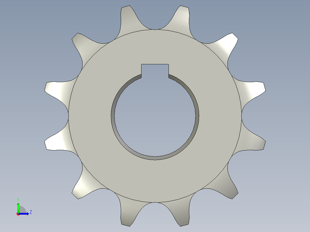 链轮10B-12变速箱左视图