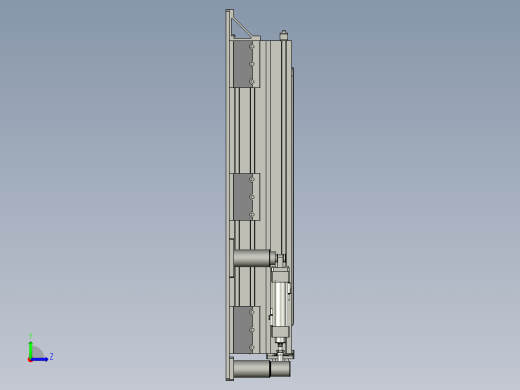 小拖车定位机构总成左视缩略图