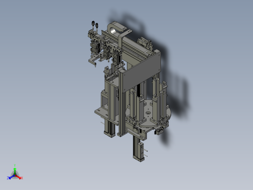 SAWH02-03300A0铝片上料机构(左)正等轴测缩略图