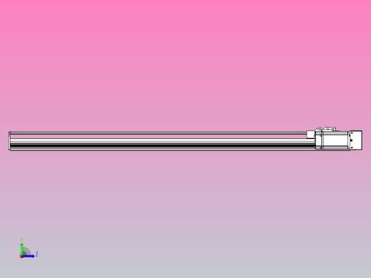 日规模组半封闭丝杆TPA-HNR-105D-1610C-L950-ML-Y-P40-N3左视缩略图