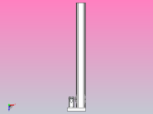 日规模组半封闭丝杆TPA-HNR-105D-1610C-L950-ML-Y-P40-N3俯视缩略图