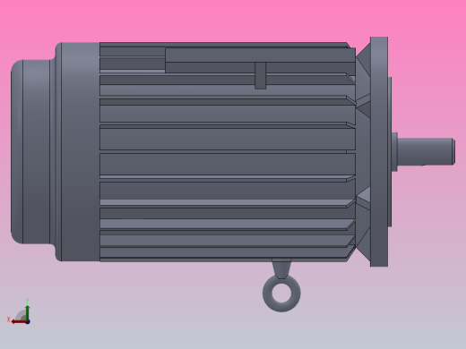 YE3电动机(80-200L)[90L(2,4,6,8)]后视缩略图