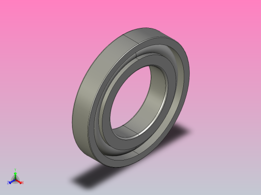 多套SKF单列角接触球轴承3D模型IG