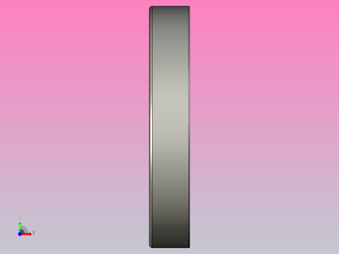 多套SKF单列角接触球轴承3D模型IG前视图