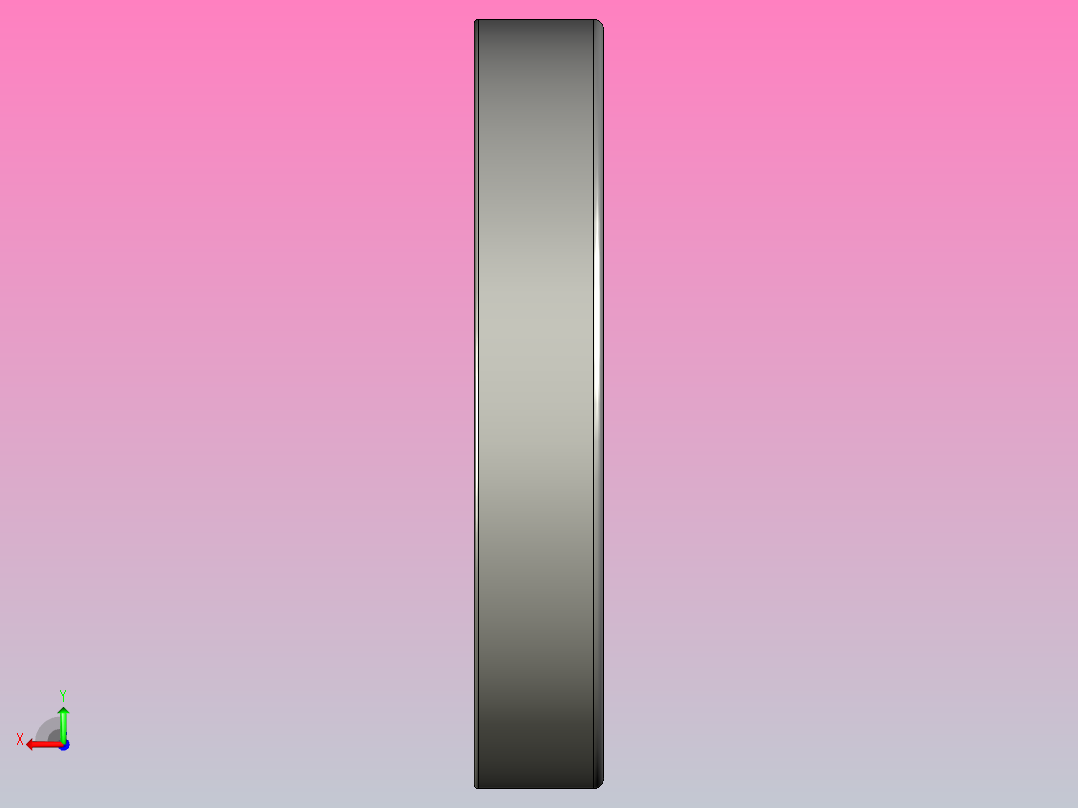 多套SKF单列角接触球轴承3D模型IG后视图