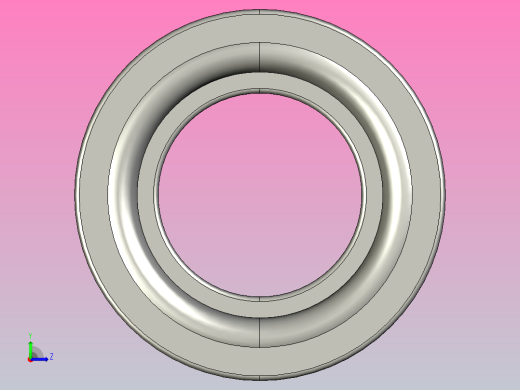 多套SKF单列角接触球轴承3D模型IG左视缩略图