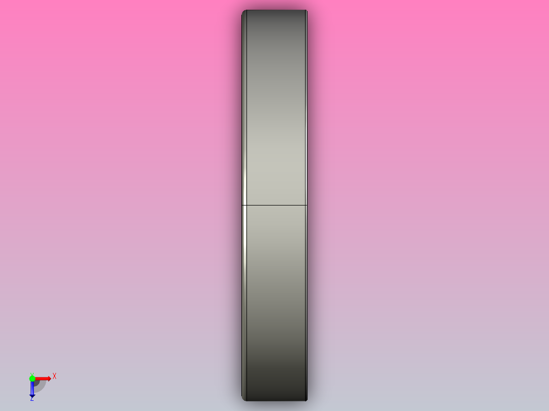 多套SKF单列角接触球轴承3D模型IG俯视图