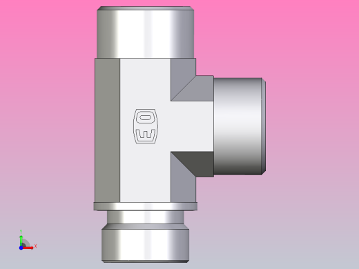 L外螺纹螺柱弯头LE20SMCFX前视缩略图