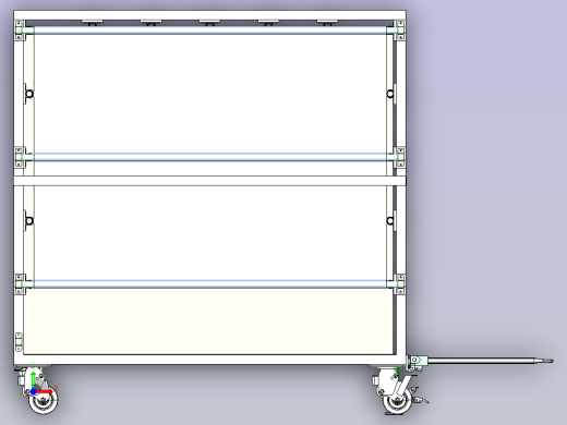 汽车内饰板转运小车前视缩略图