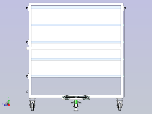 汽车内饰板转运小车右视缩略图