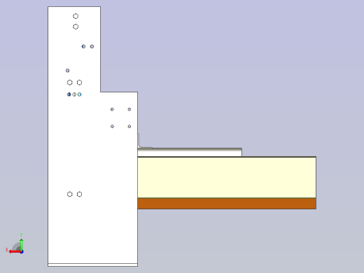 木材切割机机构3D图纸后视缩略图