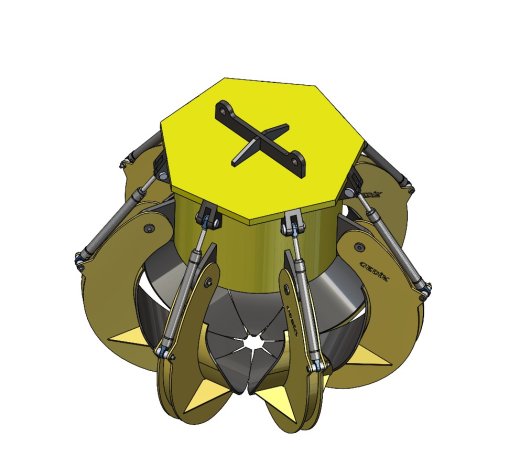 Scrap crane报废起重机夹爪3D数模图纸 STEP格式缩略图
