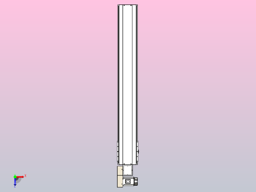 皮带直线轴半封闭可选导轨TPA-HNB-220D-176-L1350-ML-C-P1K-N3俯视缩略图