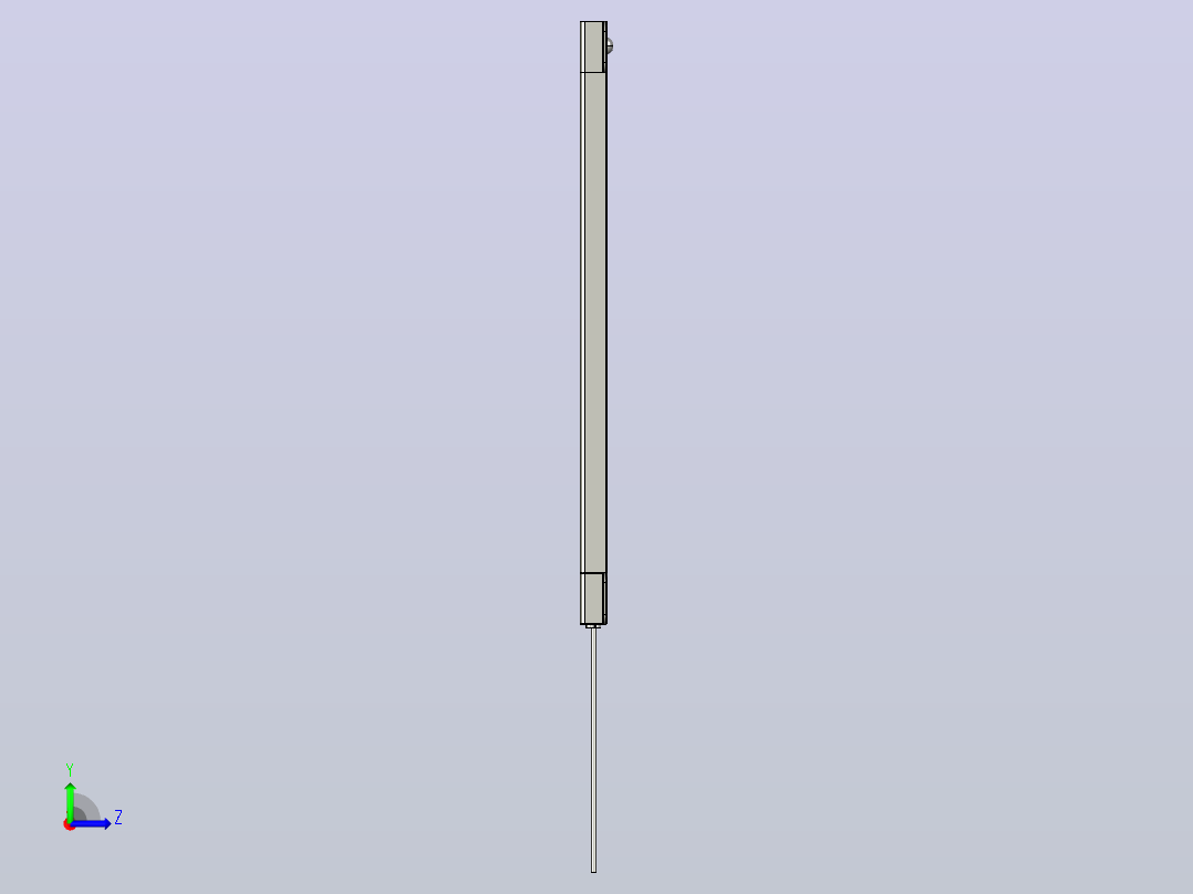 SM-GK1-12机柜照明灯具 机柜灯具 LED照明灯 仿威图柜专用照明灯左视图