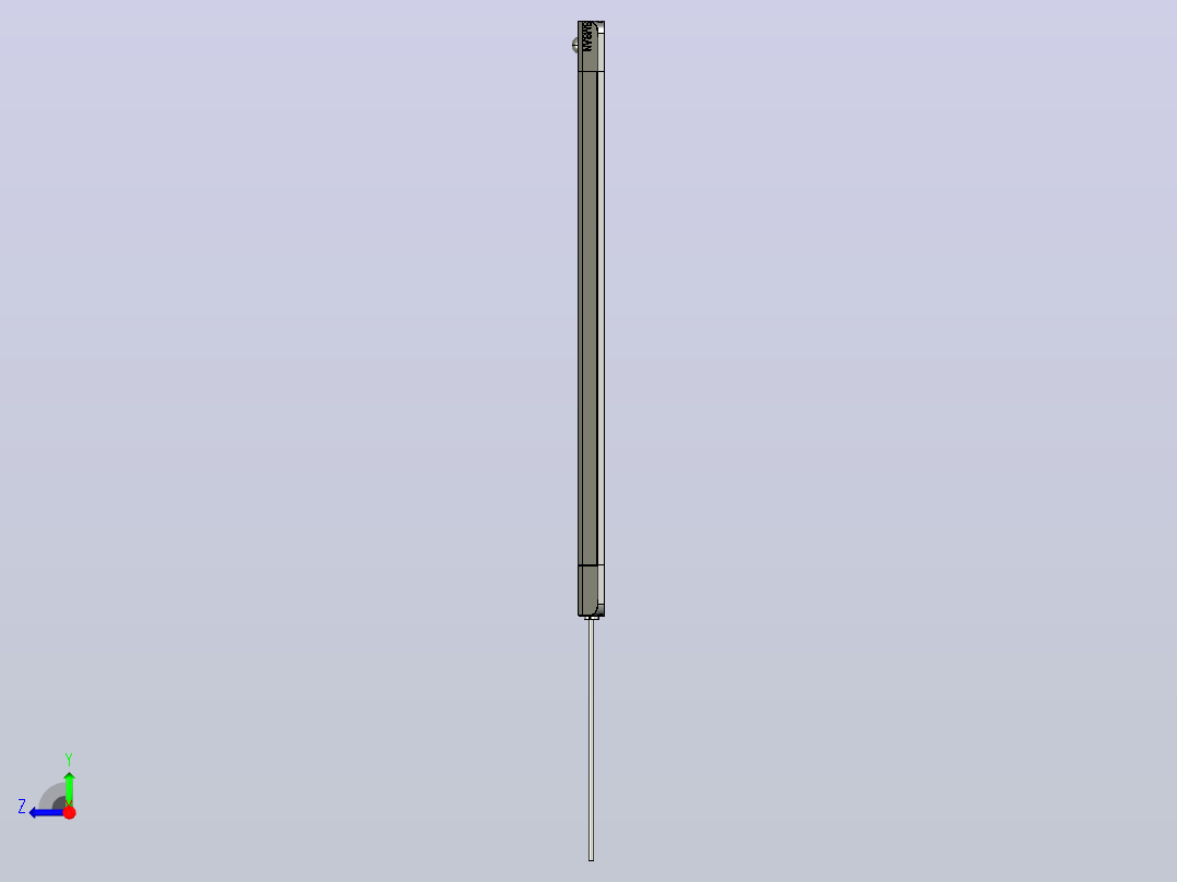 SM-GK1-12机柜照明灯具 机柜灯具 LED照明灯 仿威图柜专用照明灯右视图