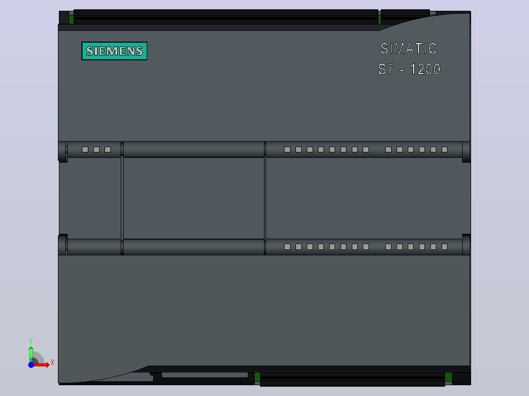 PLC S7-1200 型号：6ES7214-1AG40-0XB0前视图