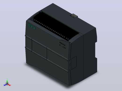 PLC S7-1200 型号：6ES7214-1AG40-0XB0正等轴测缩略图