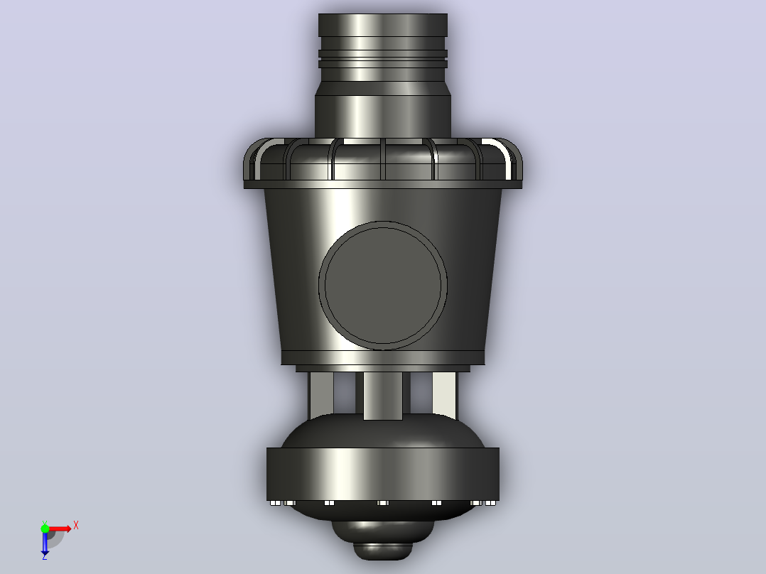 盘滤过滤器-3”反冲洗阀（JY3-4-6)俯视图