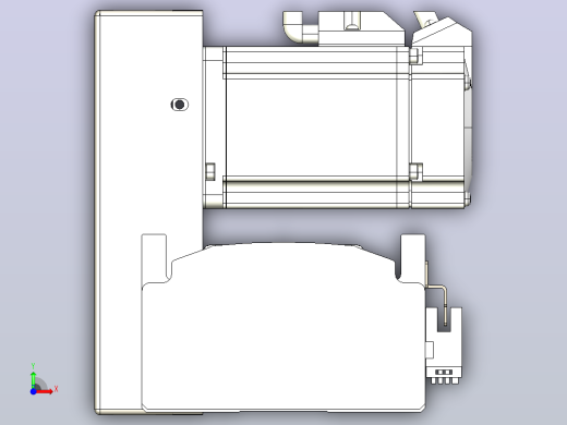 皮带直线轴半封闭可选导轨TPA-HNB-105D-90-L250-RU-Y-P20-N3前视缩略图