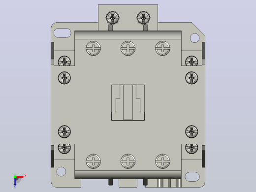 三菱接触器S-T35 AC220V 2A2B C俯视缩略图