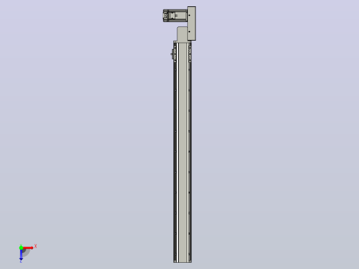 皮带直线轴半封闭可选导轨TPA-HNB-85D-90-L900-ML-C-P20-N3俯视缩略图