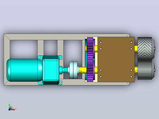 轮胎钢丝分离器steel-wire-separator-for-tyre-模型格式为 stp前视缩略图