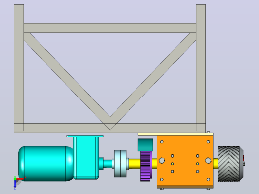 轮胎钢丝分离器steel-wire-separator-for-tyre-模型格式为 stp俯视缩略图