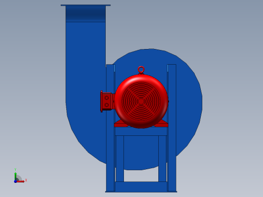 高压离心风机9-26-4A (2)前视缩略图