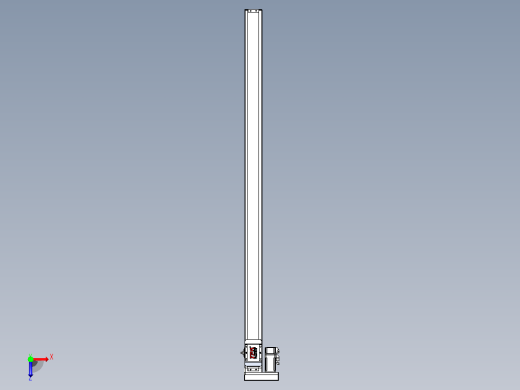 滚珠丝杠直线轴带导轨全封闭TPA-HCR-65S-1610C-L1200-MR-C-P10-N3俯视缩略图