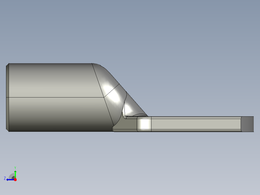 接线端子compression-terminal-50-mm-1 1 STP CREO右视图