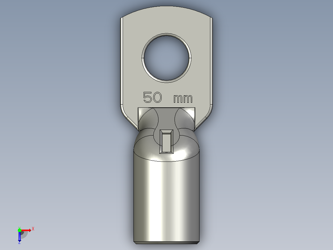接线端子compression-terminal-50-mm-1 1 STP CREO俯视图