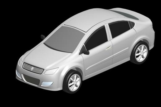 奇瑞A3汽车建模缩略图