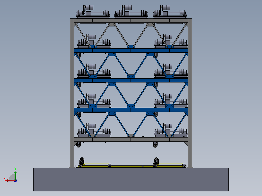 E279 6层升降横移车库